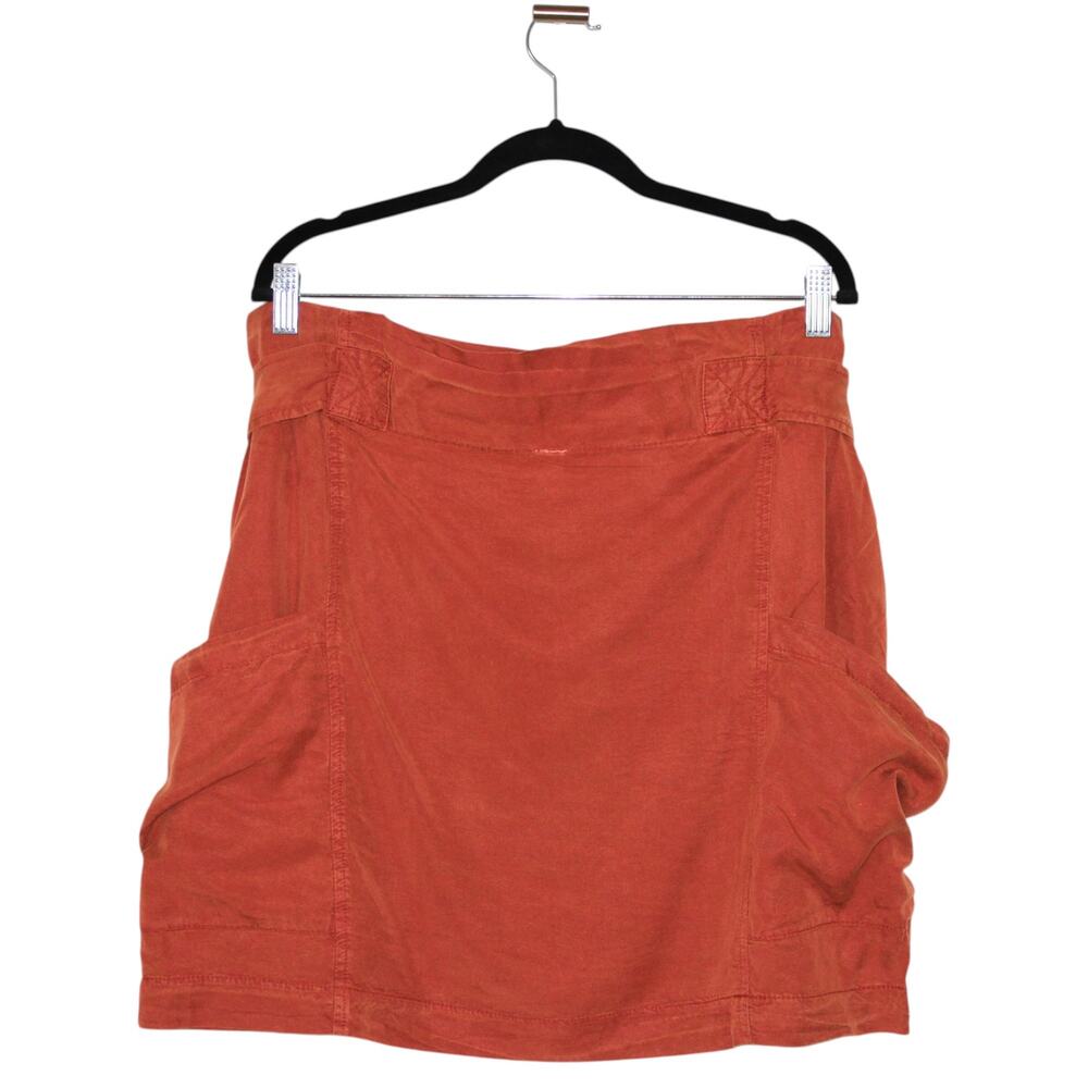 Anthropologie Nantes Mini Skirt Orange Size XL NWT - Picture 2 of 4